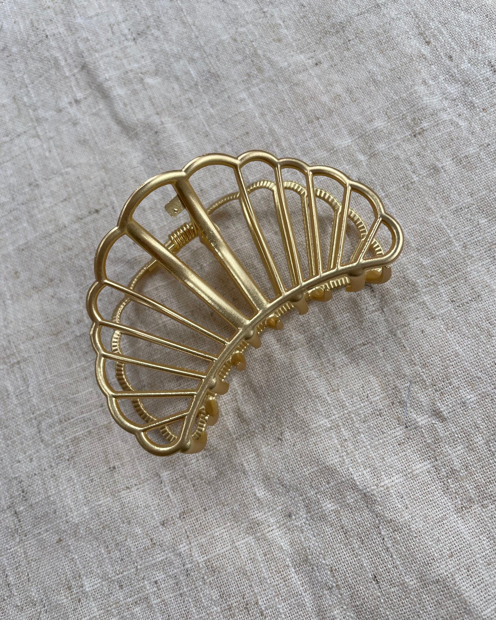 Croissant Gold Claw Clip