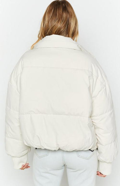 Ivory Puffer Jacket